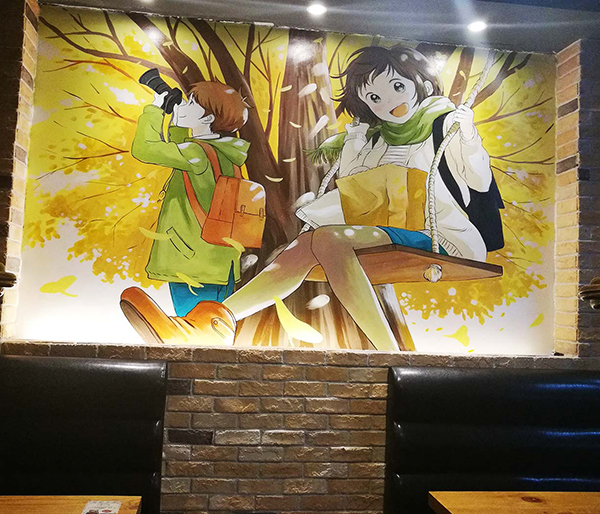 墻面彩繪展示